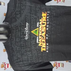 07 Disney National Treasure Book of Secrets movie promo black & gray XL t-shirt